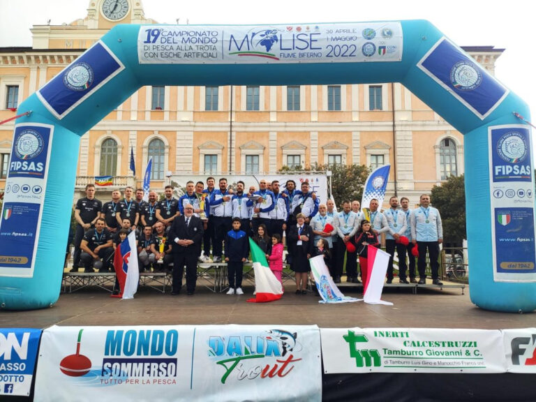 All’Italia il Mondiale di pesca con esche artificiali da riva