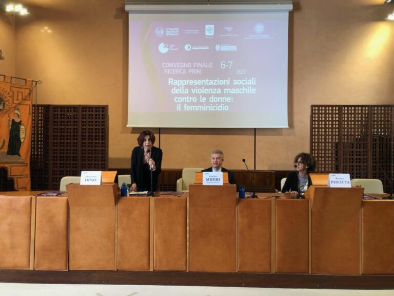 A Palermo convegno finale del progetto di ricerca Prin sul femminicidio