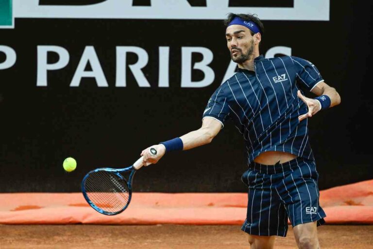 Fognini tiene a galla l’Italtennis a Roma