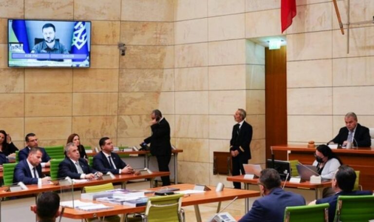 Ukraine, Zelensky asks Malta to take a stand