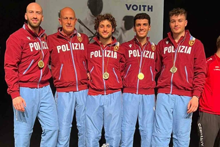 Trionfo Fiamme Oro nella Coppa Europa di spada a squadre