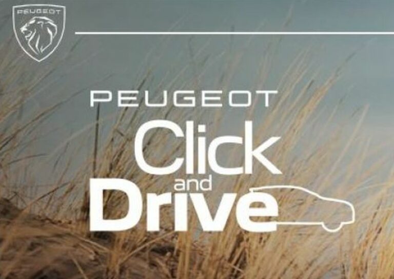 “Peugeot click and drive” e guidi un’auto del Leone
