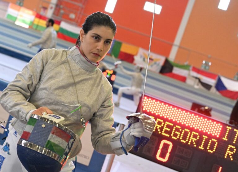 Rossella Gregorio ai piedi del podio al “Luxardo” di Padova