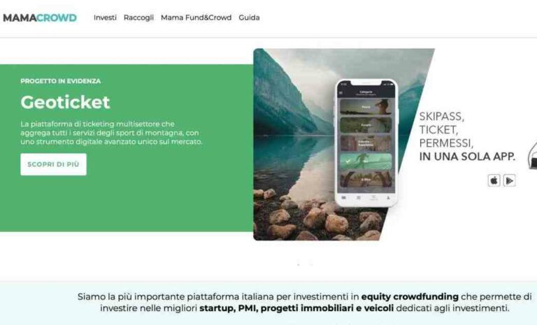 Geoticket, partner Fipsas, inserito su Mamacrowd