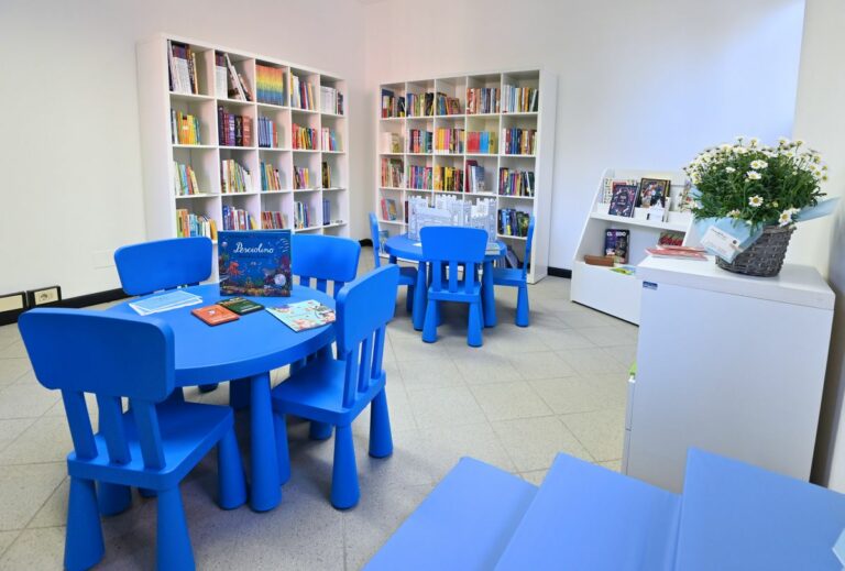 Inaugurata la nuova biblioteca per i bambini dell’Ospedale Gaslini