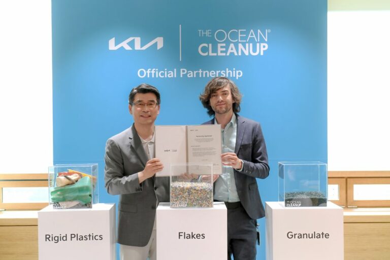 Kia firma la collaborazione con The Ocean Cleanup