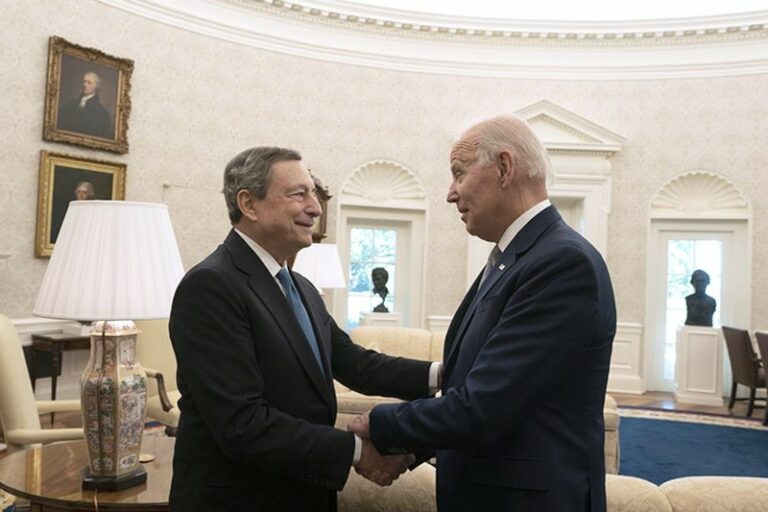 Draghi “La Russia non è più Golia. No alla pace imposta”