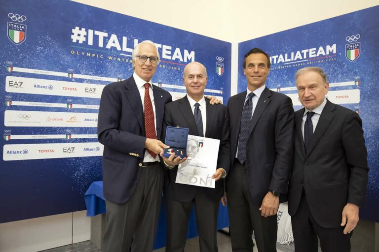 Gandini insignito della Stella d’Argento Coni