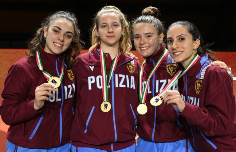 Assoluti, nel fioretto a squadre vincono Fiamme Oro e Carabinieri