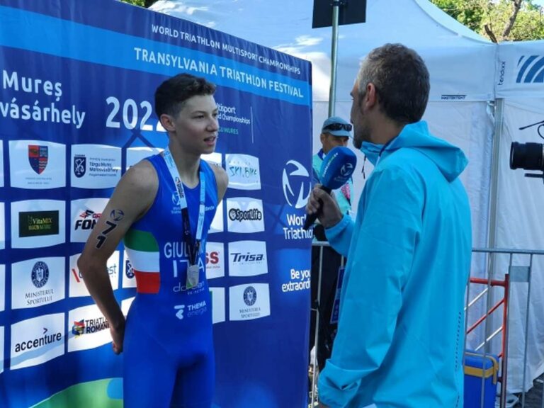 Subito un oro e un argento per gli azzurrini del duathlon