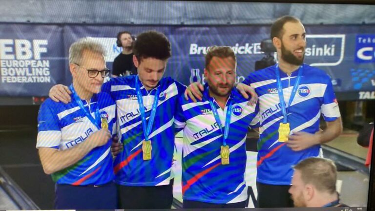 Bowling, oro per l’Italia agli Europei di Tris