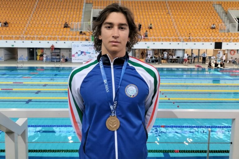 Agli Europei Junior di nuoto pinnato subito 5 medaglie degli azzurrini