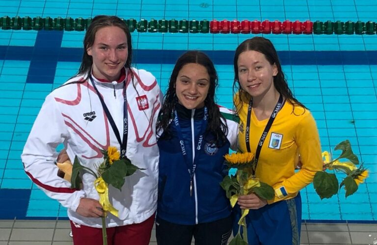 Agli Europei juniores di nuoto pinnato due ori per Giulia Bruni