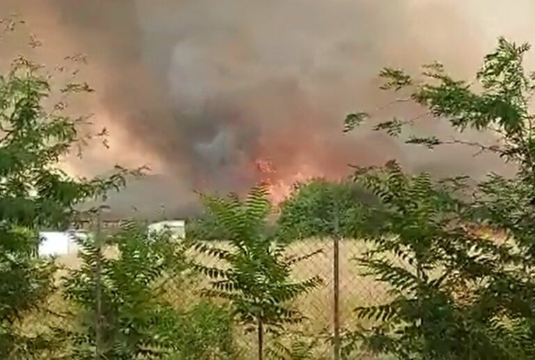 Paura per un vasto incendio a Roma, case evacuate e intossicati