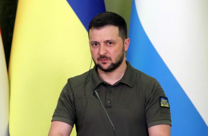 Kiev, il Presidente Zelensky incontra in Primo Ministro del Lussemburgo