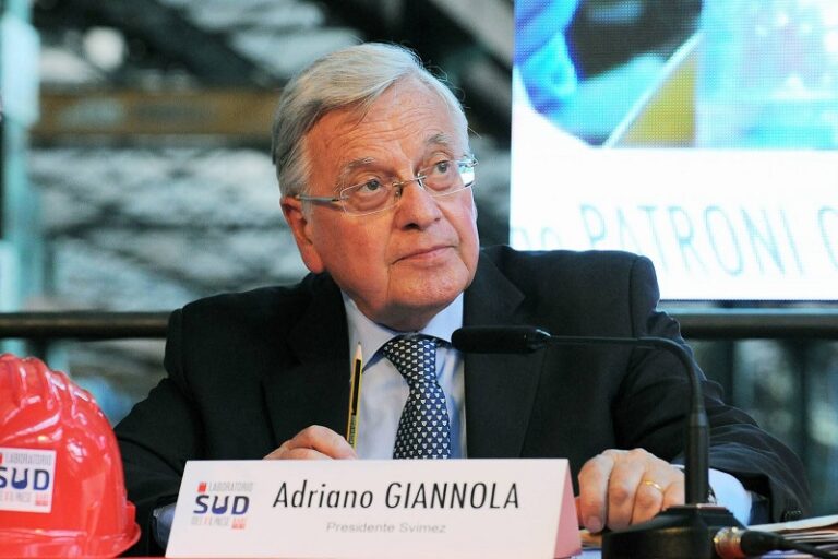 Svimez, Adriano Giannola confermato presidente