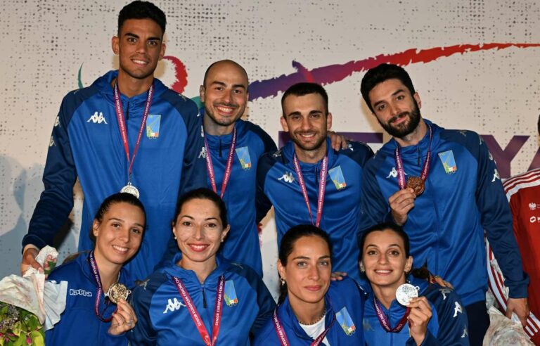 Fiorettisti azzurri d’oro nella prova a squadre agli Europei