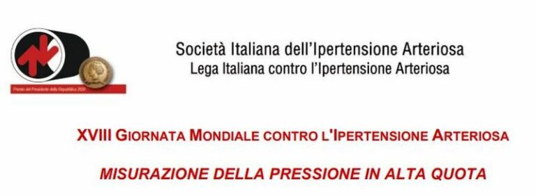 Pressione arteriosa e montagna, il 17/7 giornata di sensibilizzazione