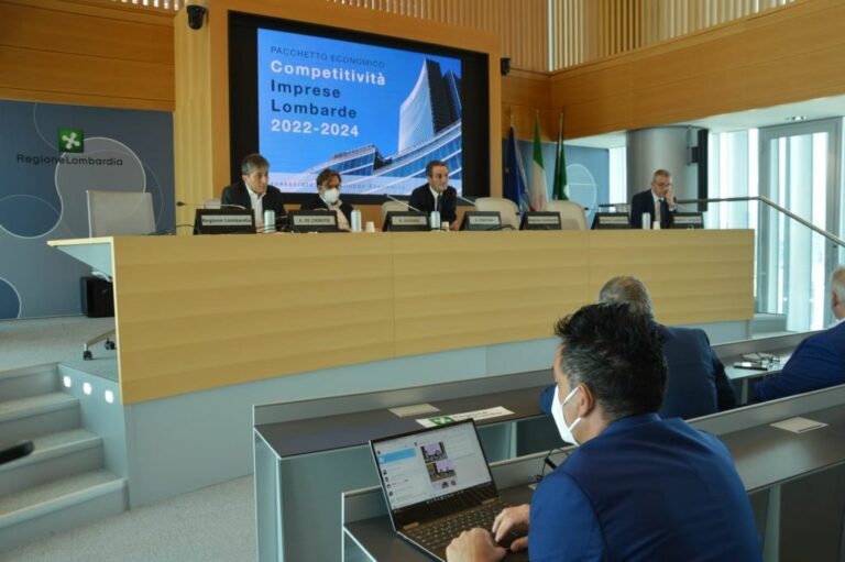 Lombardia, pacchetto da 325 milioni di euro a sostegno delle imprese
