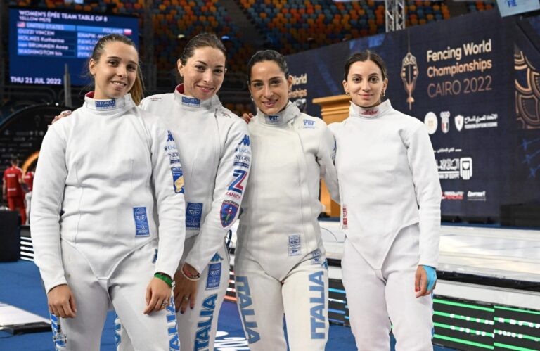 Mondiali scherma, argento e bronzo Italia nelle prove a squadre