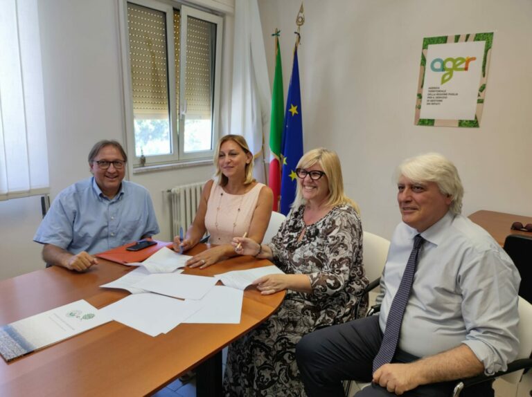 Rifiuti, intesa consorzio Cic-Ager Puglia per gestione differenziata