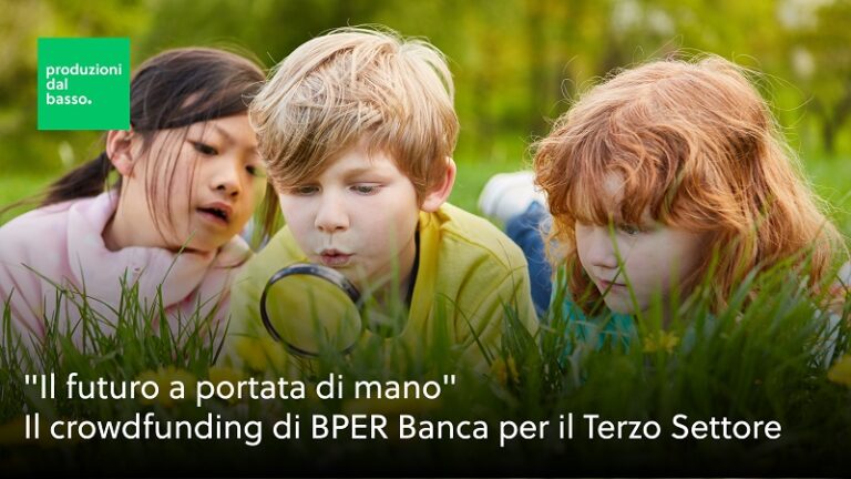 Bper, “Il futuro parte dal basso” con i progetti di crowdfunding