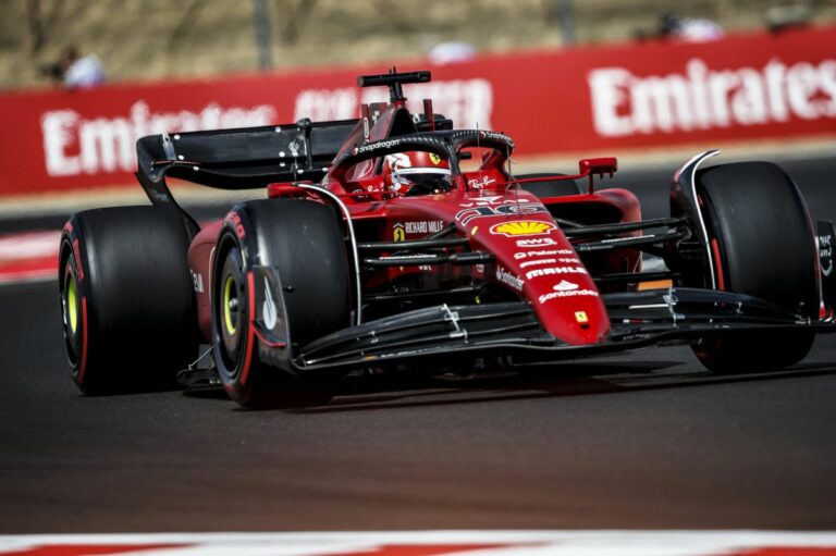 Le Ferrari volano in Ungheria, miglior tempo per Leclerc