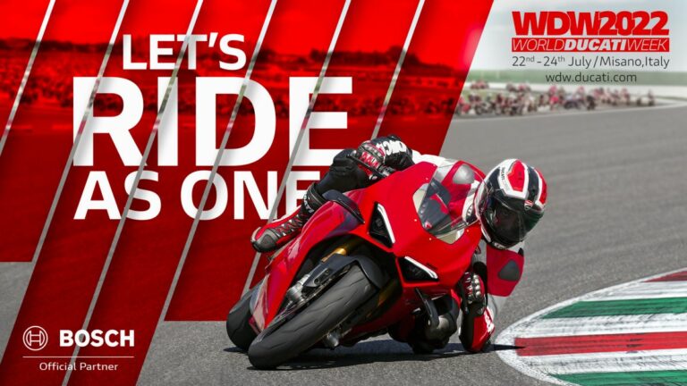 Bosch, sicurezza sulle due ruote, incontri e prove di guida per i ducatisti