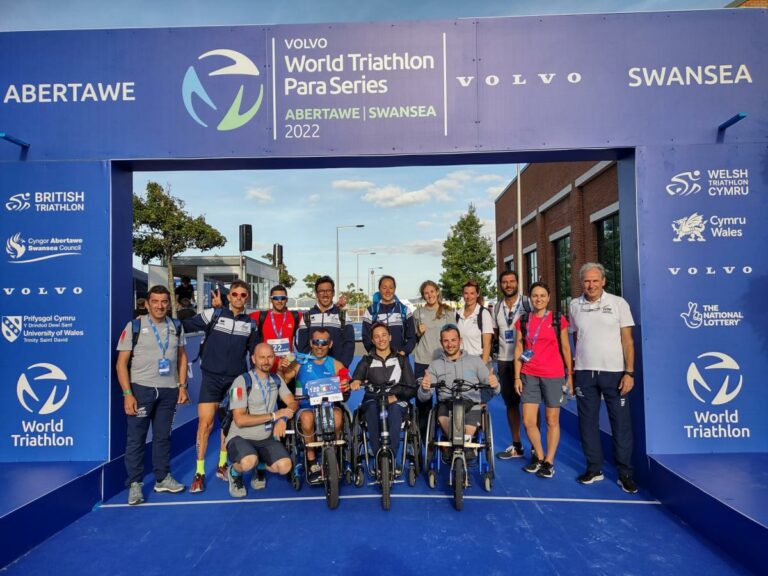 World Triathlon Para Series, Achenza argento a Swansea