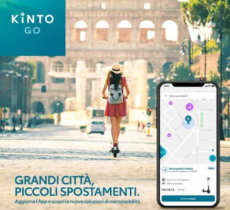 Toyota, si rinnova la app di mobilità Kinto Go