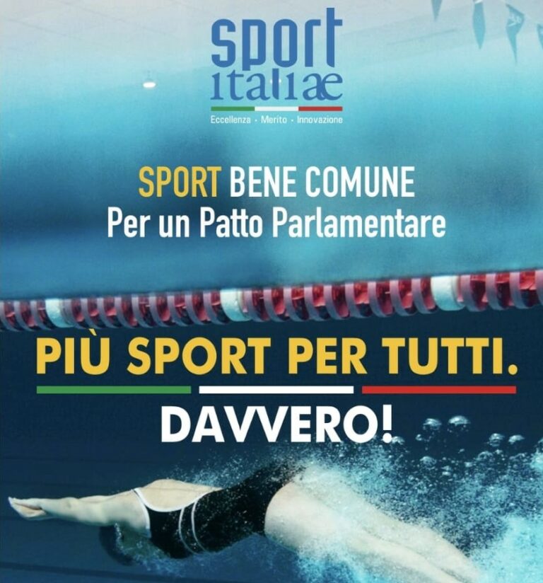 Appello di Sport Italiae alla forze politiche