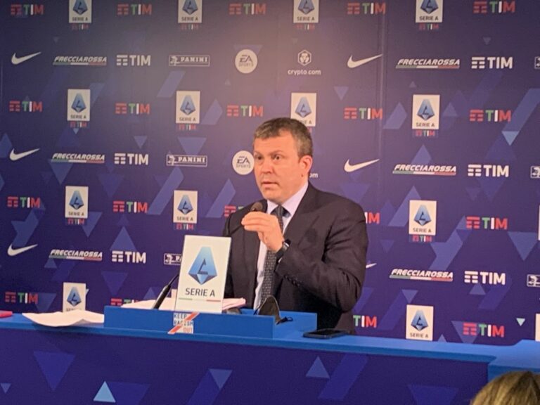Casini “Anche la Serie A ridurrà il consumo energetico”