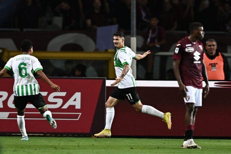 Alvarez al 93°, il Sassuolo vince 1-0 in casa del Toro