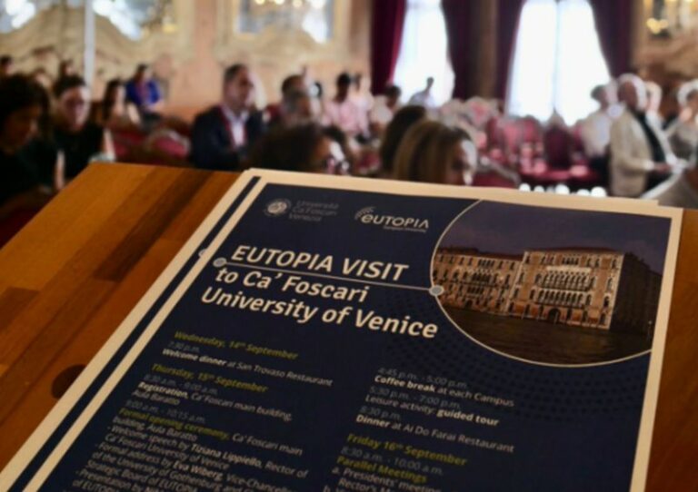 Venezia, a Ca’ Foscari il meeting “Eutopia in Venice”