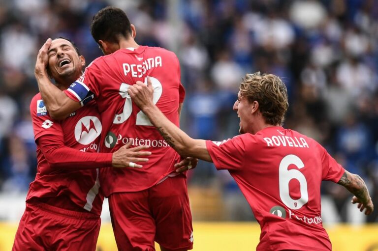 Il Monza vince ancora, brianzoli passano 3-0 in casa Samp
