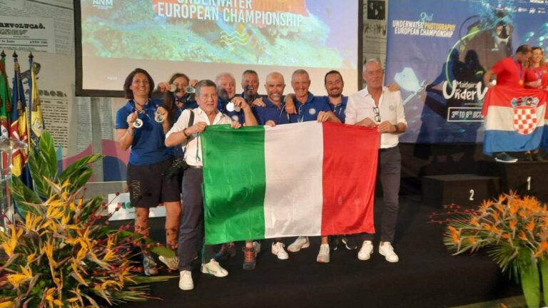 Azzurri super a Europei fotografia e video subacquei