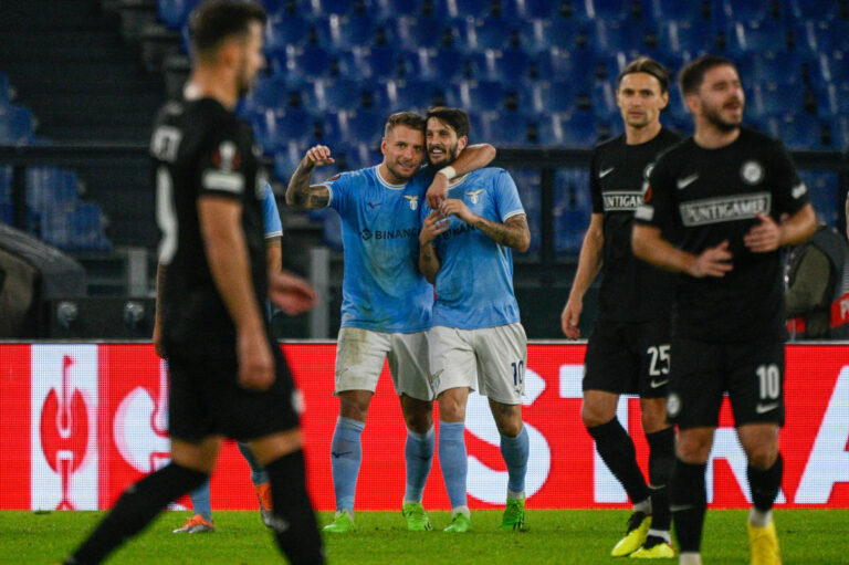 Immobile e Pedro non bastano, Lazio-Sturm Graz 2-2