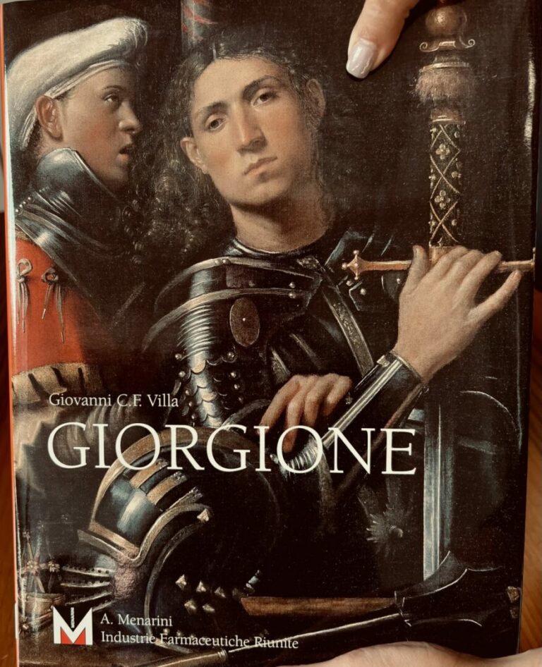 Menarini presenta un volume d’arte dedicato a Giorgione