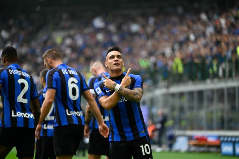 Inter-Salernitana 2-0, decidono Lautaro Martinez e Barella