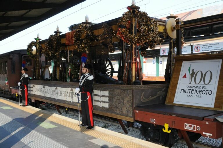 Milite ignoto, tappa a Bari per il “Treno della Memoria”