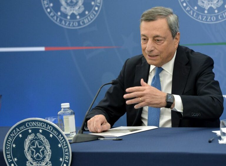 Draghi “Buona coscienza del lavoro fatto”