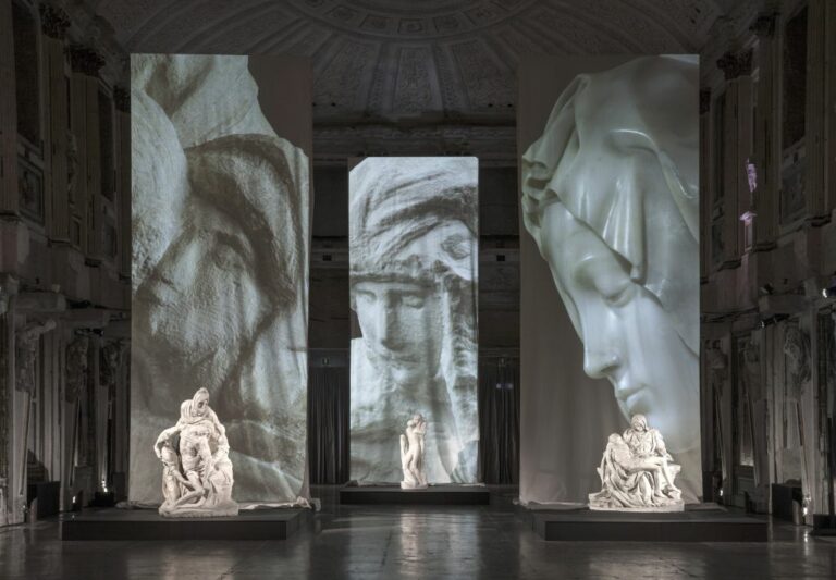 Milano, I calchi storici delle “Pietà” di Michelangelo a Palazzo Reale