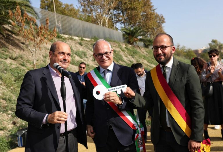 Nuovo parco al Tevere, Zingaretti e Gualtieri al Ponte Marconi