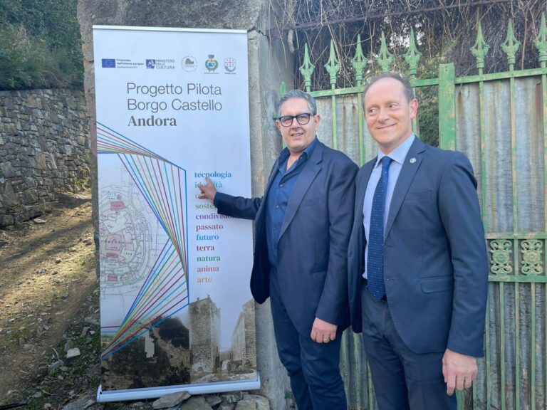 Liguria, presentato progetto di valorizzazione Borgo Castello di Andora