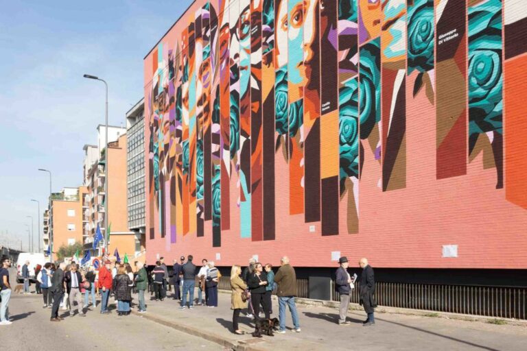 Milano, Inaugurato murales dedicato ai perseguitati antifascisti