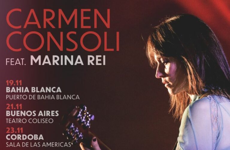 Carmen Consoli, a novembre tour in Sud America