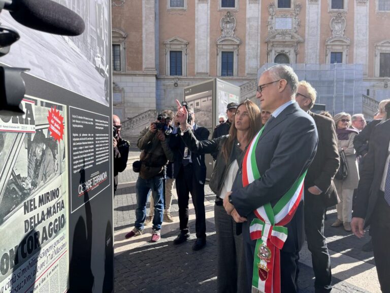 In Campidoglio la fotografica “La mafia uccide, il silenzio pure”