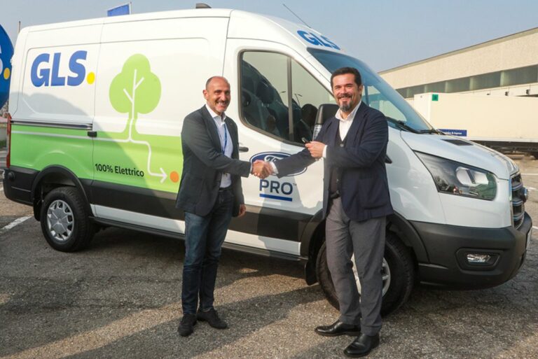 In prova a GLS Italy un Ford E-Transit 100% elettrico