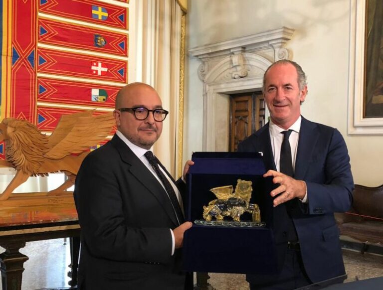 Zaia e Sangiuliano firmano protocollo per piano paesaggistico Veneto