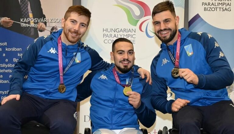 Cdm paralimpica, a Egen vince la squadra azzurra sciabola maschile